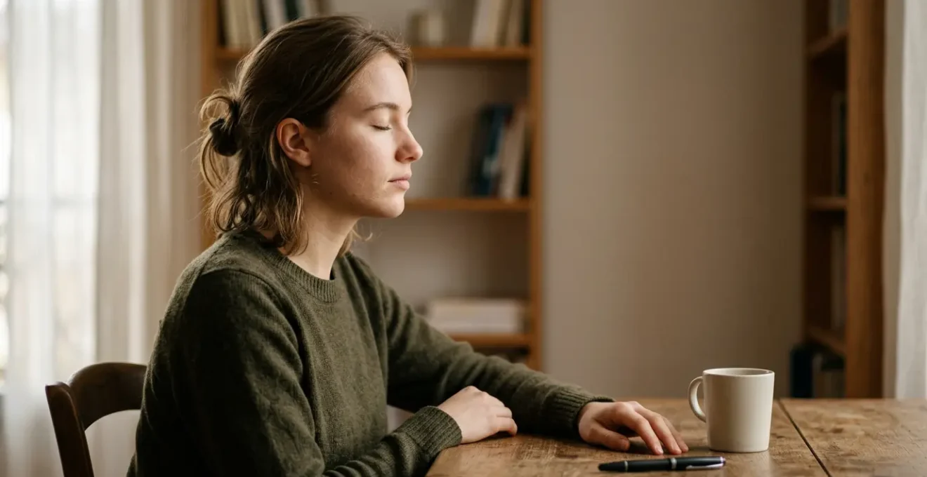 Étudiant en état de concentration profonde pendant une séance de révision pour examens