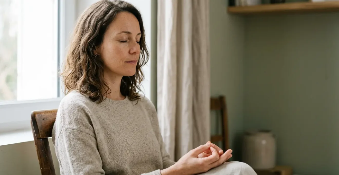 Personne en état de concentration profonde illustrant la transformation d'habitudes par l'hypnose